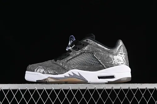 All categories Air Jordan Jordan series basketball shoes Air Jordan 5 Air Jordan 5 Low Premium "ASG" AJ5 Joe 5 gray and silver color low-top basketball shoes 819951-003